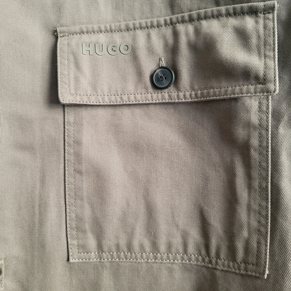 HUGO Boss Oversized Men's Grey Overshirt L - Picture 7 of 7